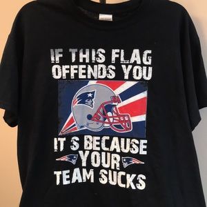 New England patriots vintage men’s tee shirt, size L